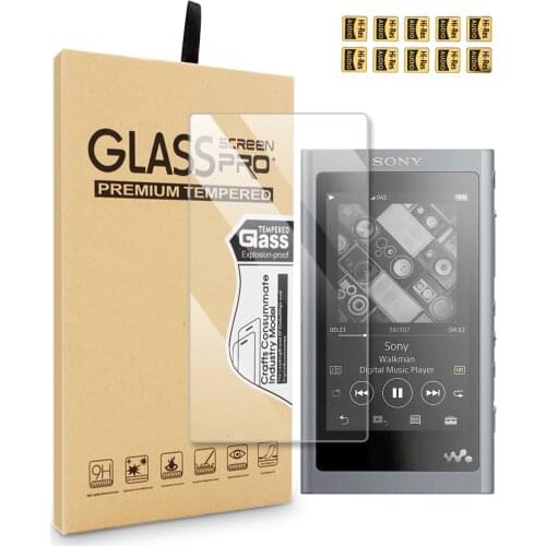 9H Ultra Clear Protective Tempered Glass Film for Sony Walkman NW-A50 NW-A55 A56 A57 Screen Protector