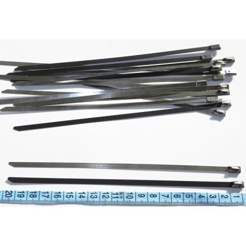 1000 Pcs 7.9x1100mm Stainless Steel Cable Ties Self Locking Cable Ties