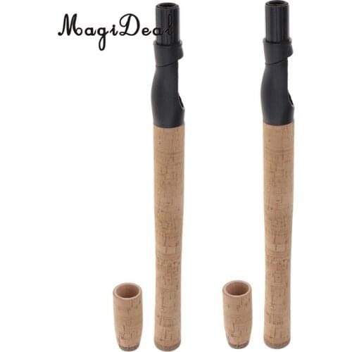 2 Set Fishing Rod Building or Repair Spinning Rod Composite Cork Handle Grip & Reel Seat