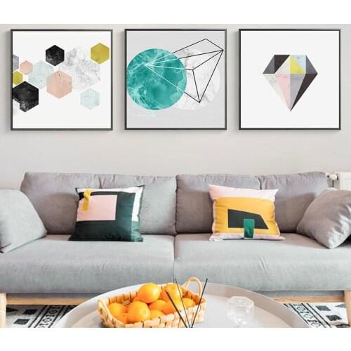 Abstract Minimalist Graphics Canvas Painting Color Block Posters n Print Wall Art Pictures For Living Room Bedroom Unique Decor