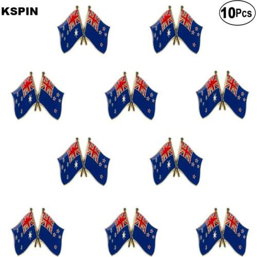 Australia Newzealand Lapel Pin Flag badge Brooch Pins Badges 10Pcs a Lot