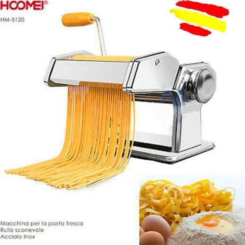 HOOMEI paste making machine HM-5120 accessories including lasagna and tagliatelli with 9 positions thickness steel and aluminum