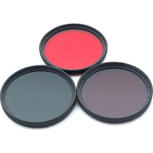 40.5mm 590nm+720nm+850nm Infrared IR Optical Grade Filter for Canon Nikon Fuji Pentax Sony Camera Lenses