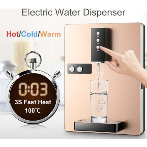 Multifunctional Hot/Cold/Ice Electric Water Dispenser 220V Wall Mounted Water Heater Cooler Drinking Fountain Water Dispensers
