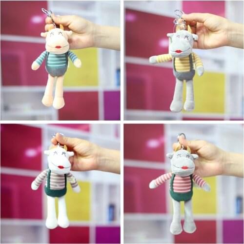 New Stylish cute Pendant 20cm plush calf Bag decoration stuffed soft pretty Exquisite toy good quality kids cartoon gift