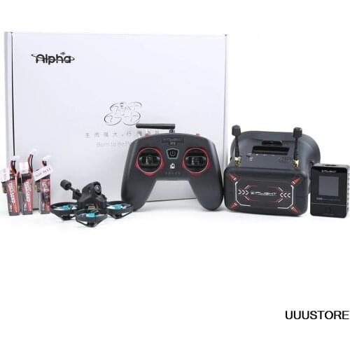 IFlight Alpha A75 Analog Whoop RTF 20A F4 Whoop AIO 300mW 78mm Brushless 3S Tinywhoop iF8 Remote Controller DVR FPV Goggles