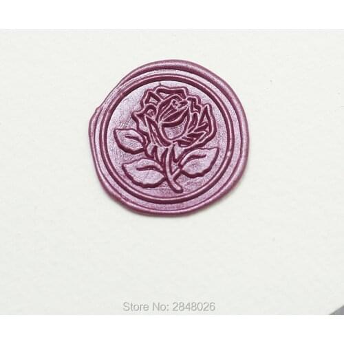 Rose Wax Seal Stamp,party stamp,wedding seal, invitation seals,wedding invitation,flower stamp