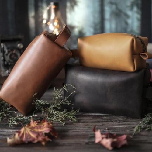 Casual Soft Pu Leather Cosmetic Bag Women Bag Simple Portable Makeup Bags for Women 2021 Travel Organizer Case Solid Color Purse