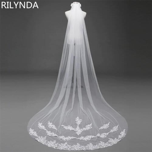 Свадебные кружевные фаты RiLynda China At AliExpress