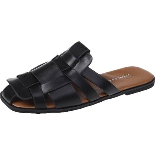 Female Sandal Comfort Shoes For Women Breathable Closed Toe Sandals 2020 Womens shoes Ladies Comfort Block Retro Gladiator