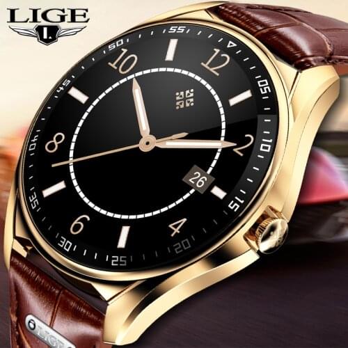 LIGE New Smart Watch Men Bluetooth Call Smartwatch Men Sport Fitness Bracelet Smart Clock Women Watches For Android iOS relogio