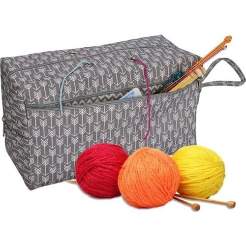 Yarn storage bag knit Organizer Thread tote Carrying Knitting Crochet bags holder portable travel mother yarns bag