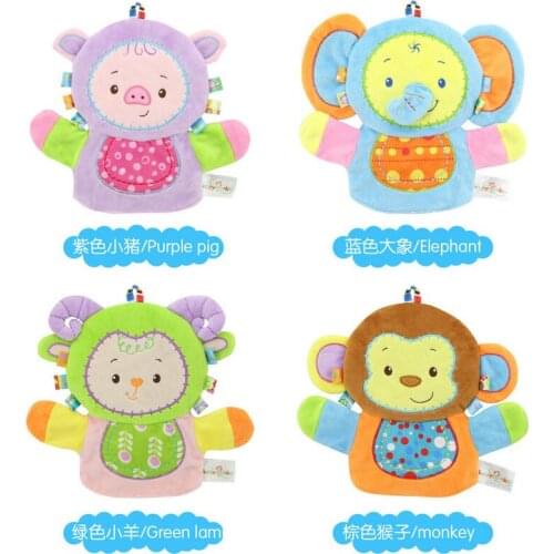 Cartoon purple pig/ blue elephant /green sheep/ monkey/ comfortable fabric towel rub bath gloves Cuozao towels 20% off