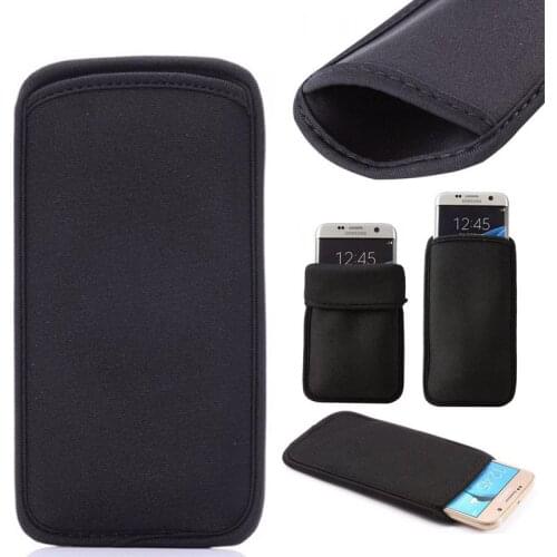 YeLun Black Elastic Soft Flexible Neoprene Protective Case Bag Protect Sleeve Pouch Case For oukitel K10000 Mix /C9/ U18