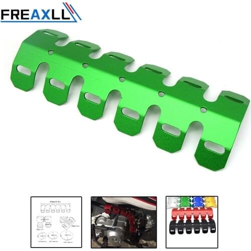Off-road Exhaust Pipe Guard Protector Heat Shield For HONDA CR CRF SL XR CRM 80 85 125 150 230 250 400 450 650 1000 R X AR M L