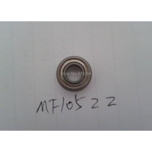 Hot --10PCS high quality MF105ZZ flange side bearing p6 5*10*4mm MF105ZZ flanged ball bearings--free shipping