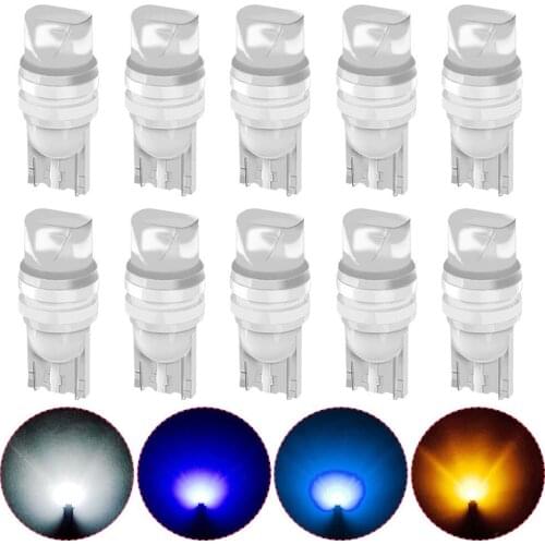 10Pcs T10 W5W New High Quality Led Car Turn Side Light Marker Lamp WY5W 501 168 194 Auto Wedge Parking Bulb License Plate Lights