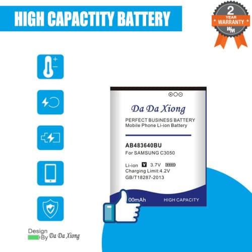 1300mAh AB483640BU Battery for Samsung J600 J608 C3050C S7350C F619 C3050 E740 E748 F110 F118 G618 L600 L608 B3210 M519