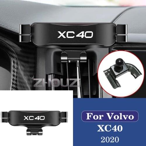 Car Mobile Phone Holder Special Air Vent Mounts Stand GPS Gravity Navigation Bracket For Volvo XC40 2020 2021 Car Accessories