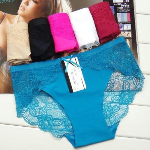 Free Shipping 3pcs/lot Ice Silk Sexy Ladies Underwear Seamless One-Piece Womens Briefs Wholesale Trade Pants Cool 89061