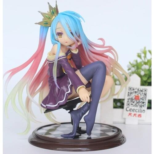 15cm Anime Life No Game No Life Shiro Game of Life 1/7 scale PVC Action Figure Model Toys
