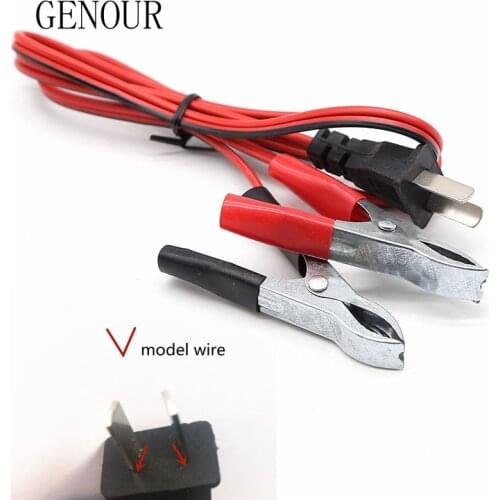 V model battery Charger Cables Cord Wires DC 12V Generator Charging Cable For ET950 1KW 2KW gasoline generator 8A wires