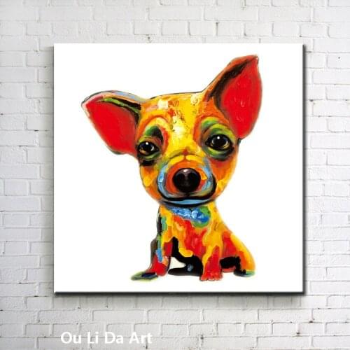 NEW impression catoon color animal dog canvas printings oil paintings printed on canvas kid room wall art decoration pictures