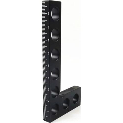 90 Degree Right Angle Ruler Alloy Right Angle Ruler Height Woodworking Measuring Tool Scribing Ruler