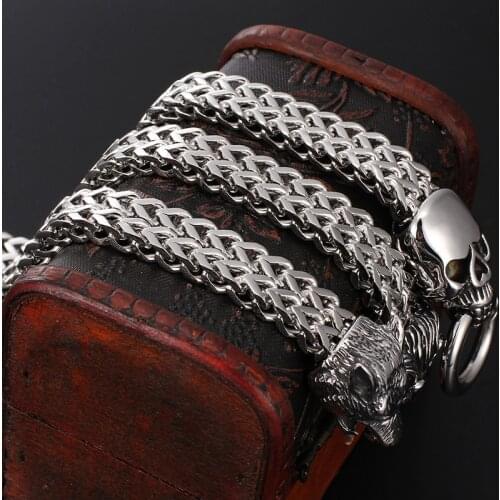 Stainless steel lion head bracelet Mens domineering bracelet fashion accessories