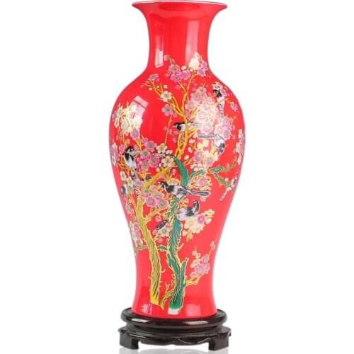 The real thing China red vase/ceramic bottle/jingdezhen ceramics