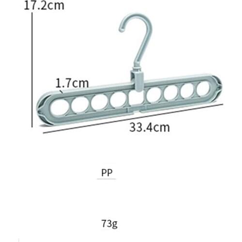 Originality Horizontal and vertical dual-use Non-slip storage 9 hole hangers Multi-function travel ties Tie racks fashion QW122