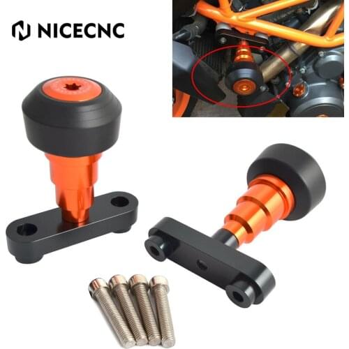 For KTM DUKE 200 390 2013-2017 Motorcycle Frame Sliders Crash Protector Sturzpad Crashpads
