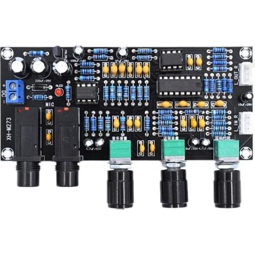 PT2399 Digital Microphone Amplifier Board Reverberation Karaoke Reverb Amplifier NE5532 Pre-Amplifier Tone Board