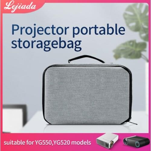 LEJIADA Projector bag for mini projector portable protection storage box projector accessories projector portable travel bag
