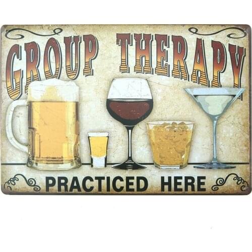 Vintage Beer Metal Plate Painting Wall Decor for Bar Pub Kitchen Home Poster Plate Metal Signs Painting Plaque 20*30cm