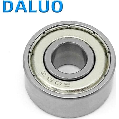 1PCS 608-10ZZ 8X22X10 DALUO Bearing 608-10 ABEC-3 Single Row Deep Groove Ball Bearing Sealed Bearing Metric