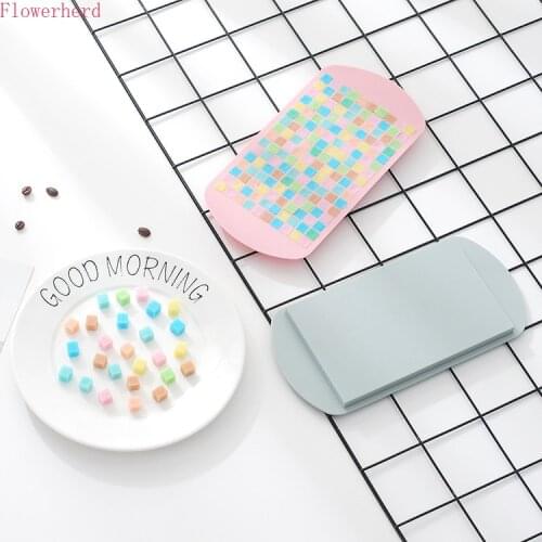 160 Grid Silicone Chocolate Mold Small Cube Ice Tray Mini Ice Crushing Mold Ice Maker Ice Box Fondant Tools Ice Cube Trays