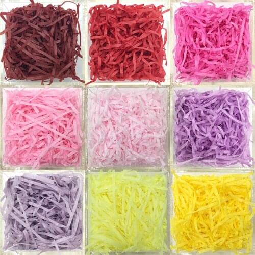2 kg DIY Paper Raffia Shredded Confetti Tissue Gift Packaging Wedding Birthday Christmas Filler Decor Gift Box Filling Material