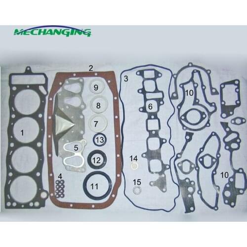 22R 22RE 22R RB20 For TOYOTA 4 RUNNER Engine Rebuilding Kits Full Set Automotive Spare Parts Engine Gasket 04111-35044 50099200