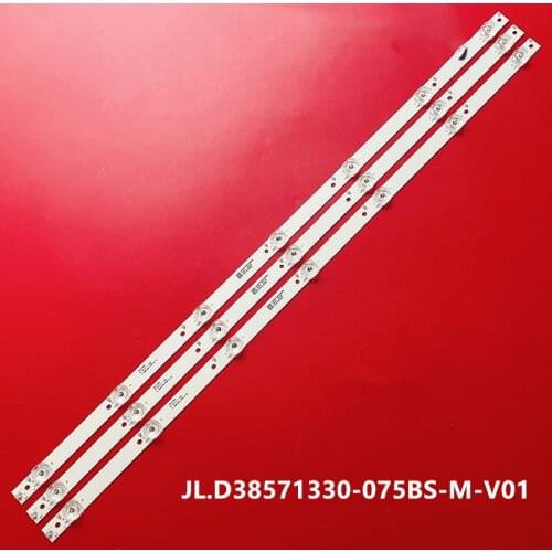 3pcs/Kit LED strips JL.D38571330-075BS-M_V01 TPT390U2 for HZ39E30D HZ39A36