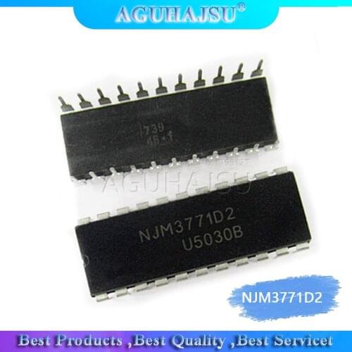 5pcs/lot NJM3771D2 NJM3771D NJM3771 DIP22 Bridge driver motor drive control chip