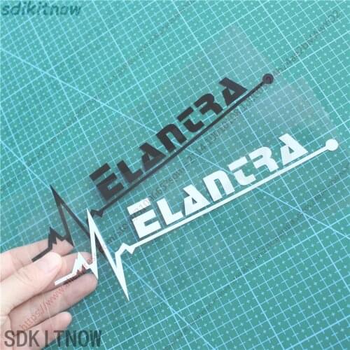 7x20cm Heart Car Sports Decal Sticker Styling Windows Door Decoration For hyundai elantra 2012 2017 208 2014 2015 accessories