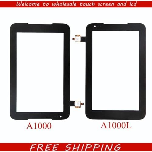 For New Lenovo IdeaTab A1000 A1000L Replacement Touch Screen Digitizer Glass Black 7-inch Free Shipping
