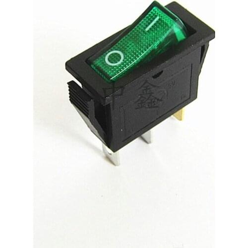 5pc KCD3 Cooker Electric Frying Pans Rocker Switch with Light ON-OFF Three Feet Small Switch with Light 15A 250V (20A 125V)