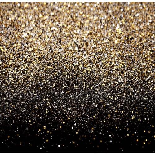 Photo Backdrop Black with Golden Wedding Photography Background Studio Props Custom Vinyl Backdrops fondos de estudio fotografia