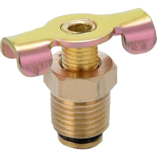 1/4 Inch NPT Brass Drain Valve Air Compressor Drain Valve Tank Replacement Part