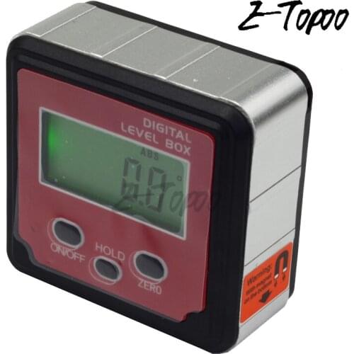 Magnetic Angle Finder Angle Gauge Protractor Inclinometer Clinometer hold function Bevel Box with Digital LCD backlight
