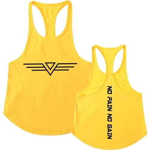 2019 Mens Bodybuilding Tank Tops sleeveless male Fitness vest Undershirt sportswear printing Tank Top men clothing