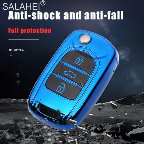 Soft TPU Remote Car Key Cover Case Protector For Baojun 730 510 560 310 630 310w Auto Key Folding Full Cover Interior Accessory