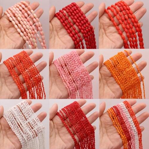 Natural Coral Beads Different Shapes Mix-Color Coral Loose Exquisite Beaded For Jewelry Making DIY Bracelet Necklace Accessories